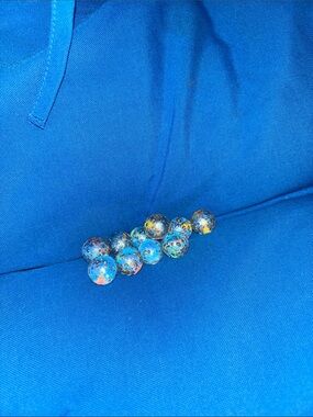 Marbles See Through Colorful Dots Enbedded In Marbles NWOTS ten In Stock